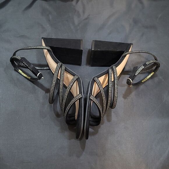 BRAND NEW KELLY &KATIE RHINESTONE EMBELLISHMENTS OPEN-TOE SANDAL - Picture 11 of 16